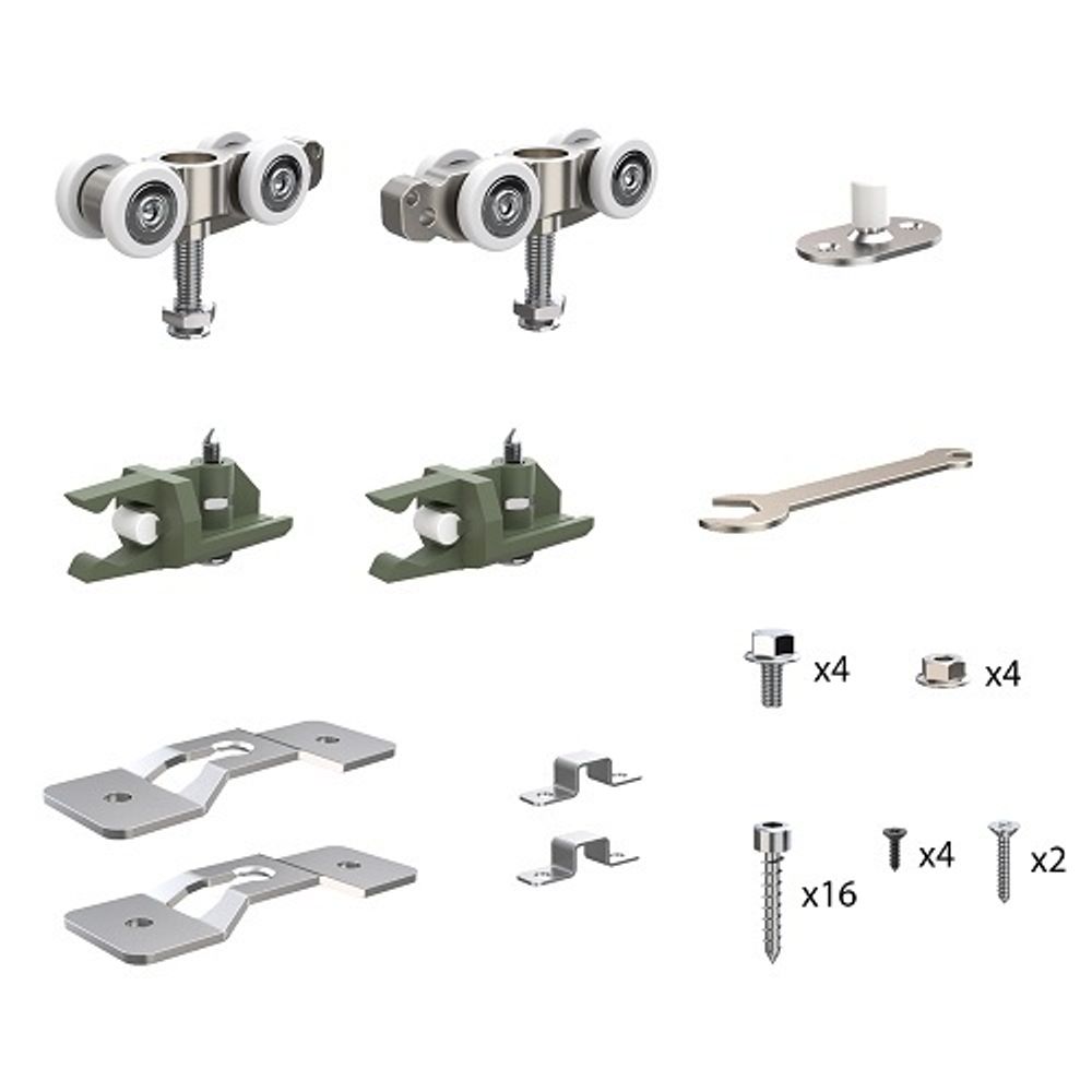Комплект для раздвижных дверей ARMADILLO SLD.Comfort - PRO SET 1 PROF rollers/80 /49569/