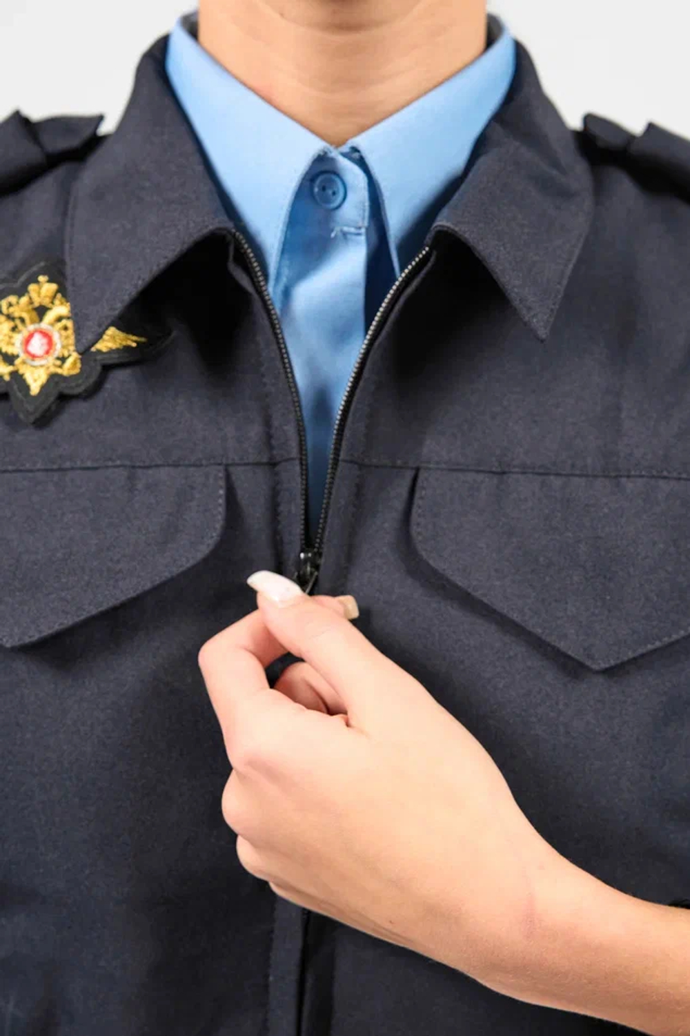 Куртка форменная женская МВД габардин БлокПОСТ (габардин, всесезонная)