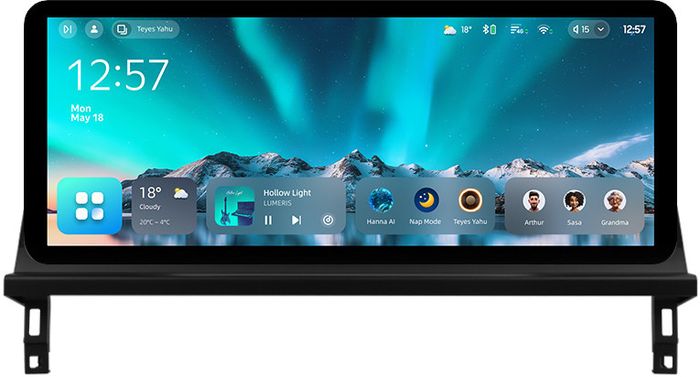 Магнитола для Toyota bZ4X - Teyes CC4 монитор 12.3" 2K QLED + рамка LUX, Android 14, Быстрейшая, Snapdragon 680, DSP, CarPlay, 4G SIM-слот
