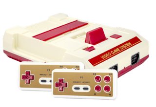 Retro Genesis 8 Bit HD Wireless + 300 игр (модель: C-37, Серия: C-30, HDMI кабель, 2 беспроводных джойстика)