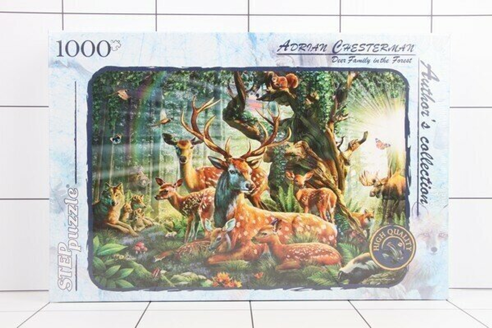STEP Puzzle Пазл 1000 Мир лесных животных (Авторская коллекция) 79550 Степ /9/ .