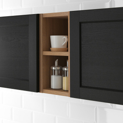 IKEA VADHOLMA  (ИКЕА ВАДХОЛМА)  -  Шкаф открытый - коричневый/тонированный ясень 20x37x40 см