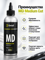 Detail Среднеабразивная полировальная паста MD "Medium Cut" 250 мл
