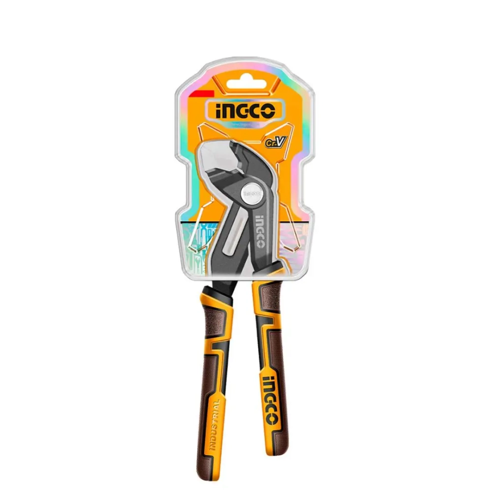 Клещи переставные с кнопкой INGCO HPP38208 INDUSTRIAL 200 мм
