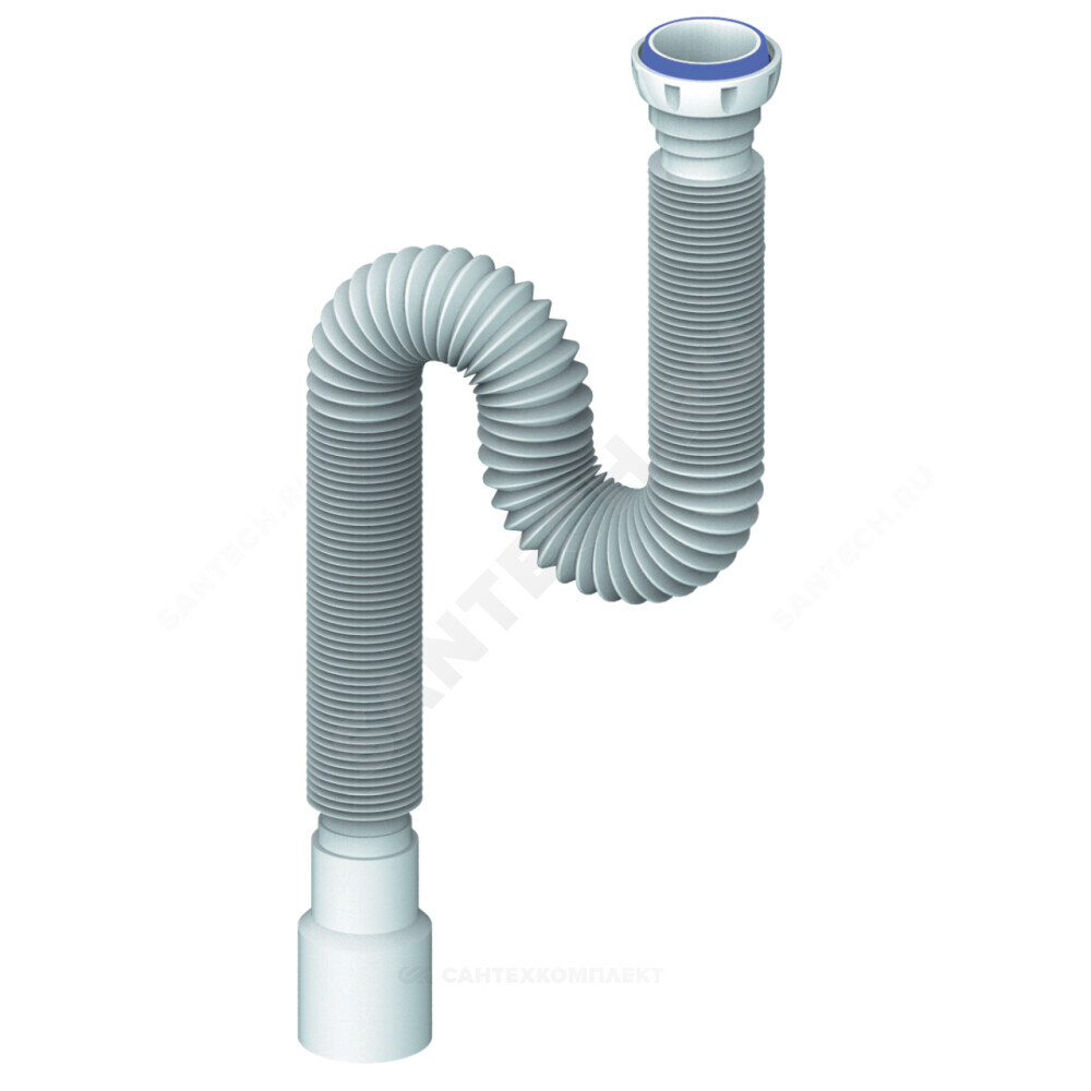 Гофра с гайкой 1 1/4" 32х32/40 L=380-1500мм Unicorn МD155