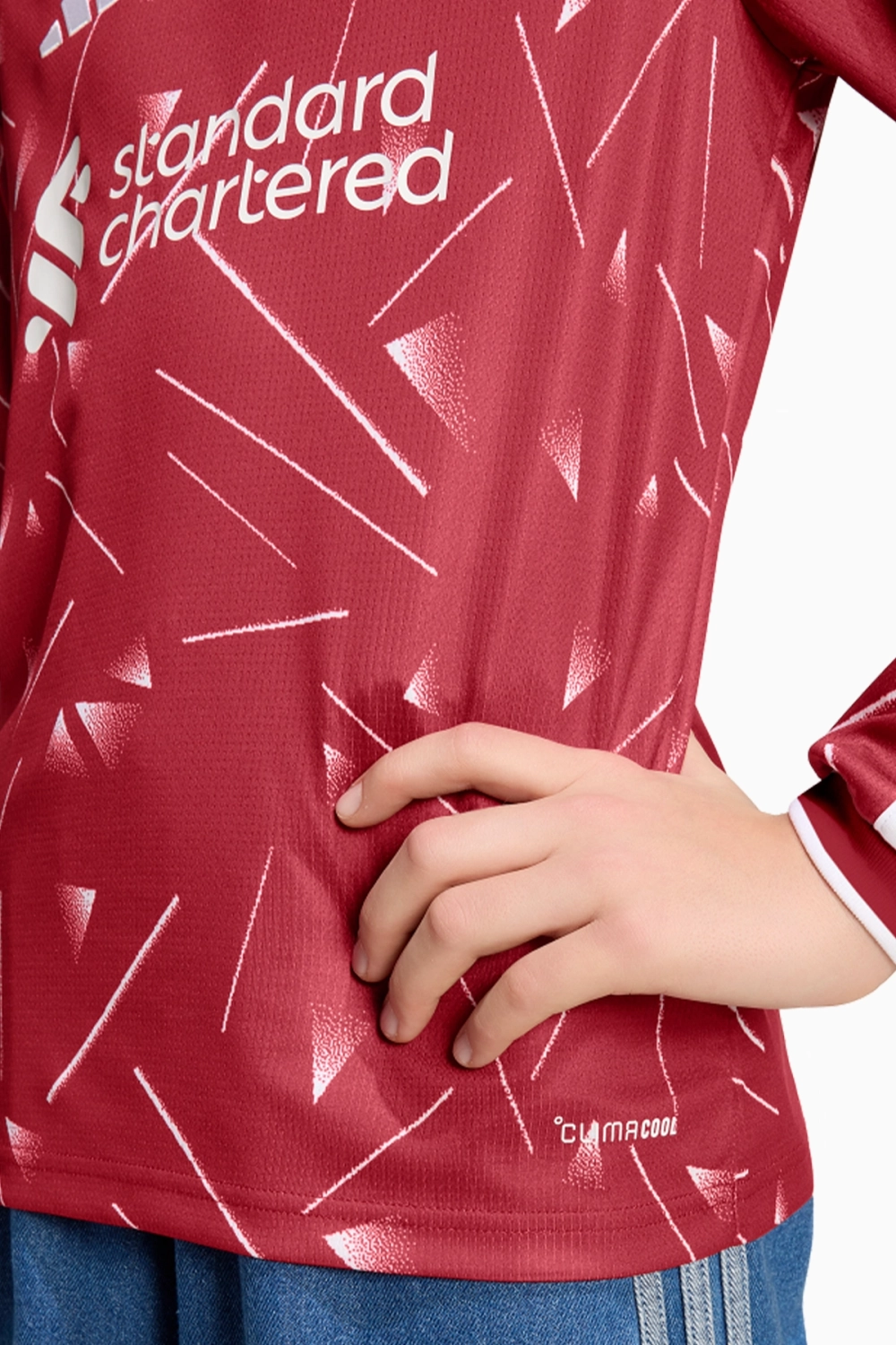 Футболка с длинными рукавами adidas Liverpool FC 26/27 Home Junior - бордовый