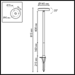 Ландшафтный светодиодный светильник Odeon Light DISC 7189/6GL