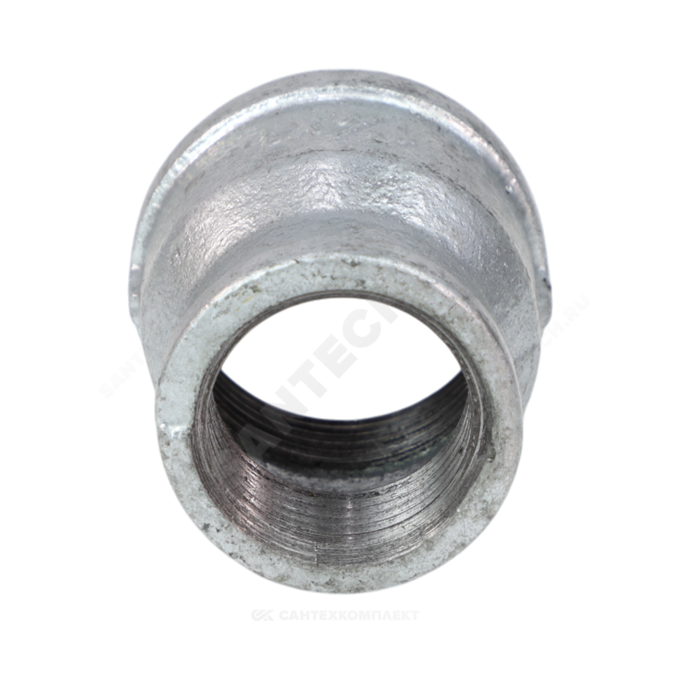 Муфта переходная чугун оц Ду 40х32 (1 1/2"х1 1/4") ВР Fittex PLUS