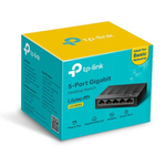 TP-Link LS1005G 5-портовый гигабитный настольный коммутатор, 5 гигабитных портов RJ45, настольный пластиковый корпус