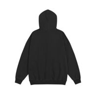 Худи SHADOW GARMENT DYED EMB, черный