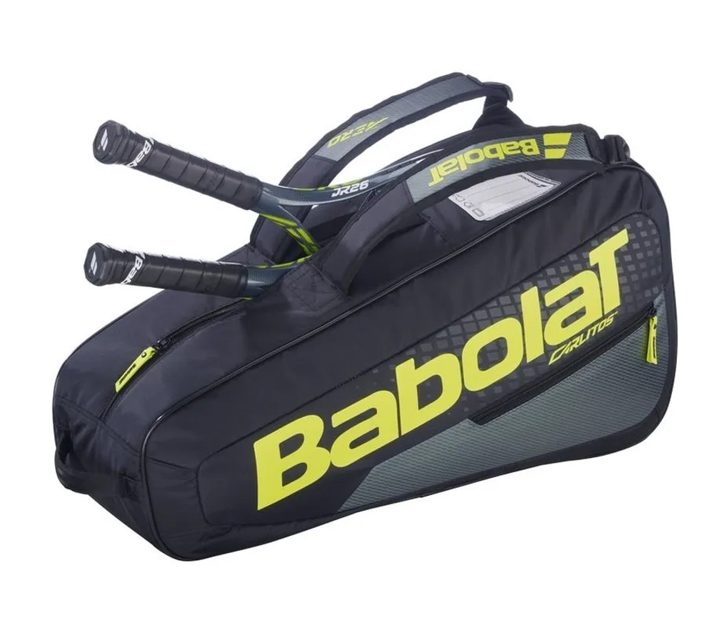 Сумка теннисная Babolat Carlitos Junior Bag - black/yellow/dark forest