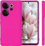 Мягкий Soft Touch чехол из силикона для TECNO CAMON 20 PREMIER с бархатной подкладкой
