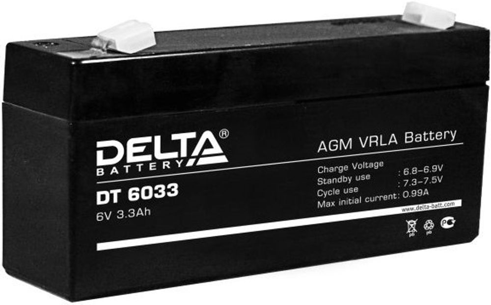 DELTA DT 6033 (125) аккумулятор DELTA DT 6033 (125) аккумулятор