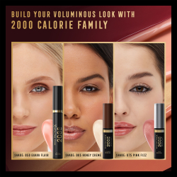 Max Factor 2000 Calorie Lip Glaze - Блеск для губ, придающий объем оттенок 030 First Sip, 4 ml