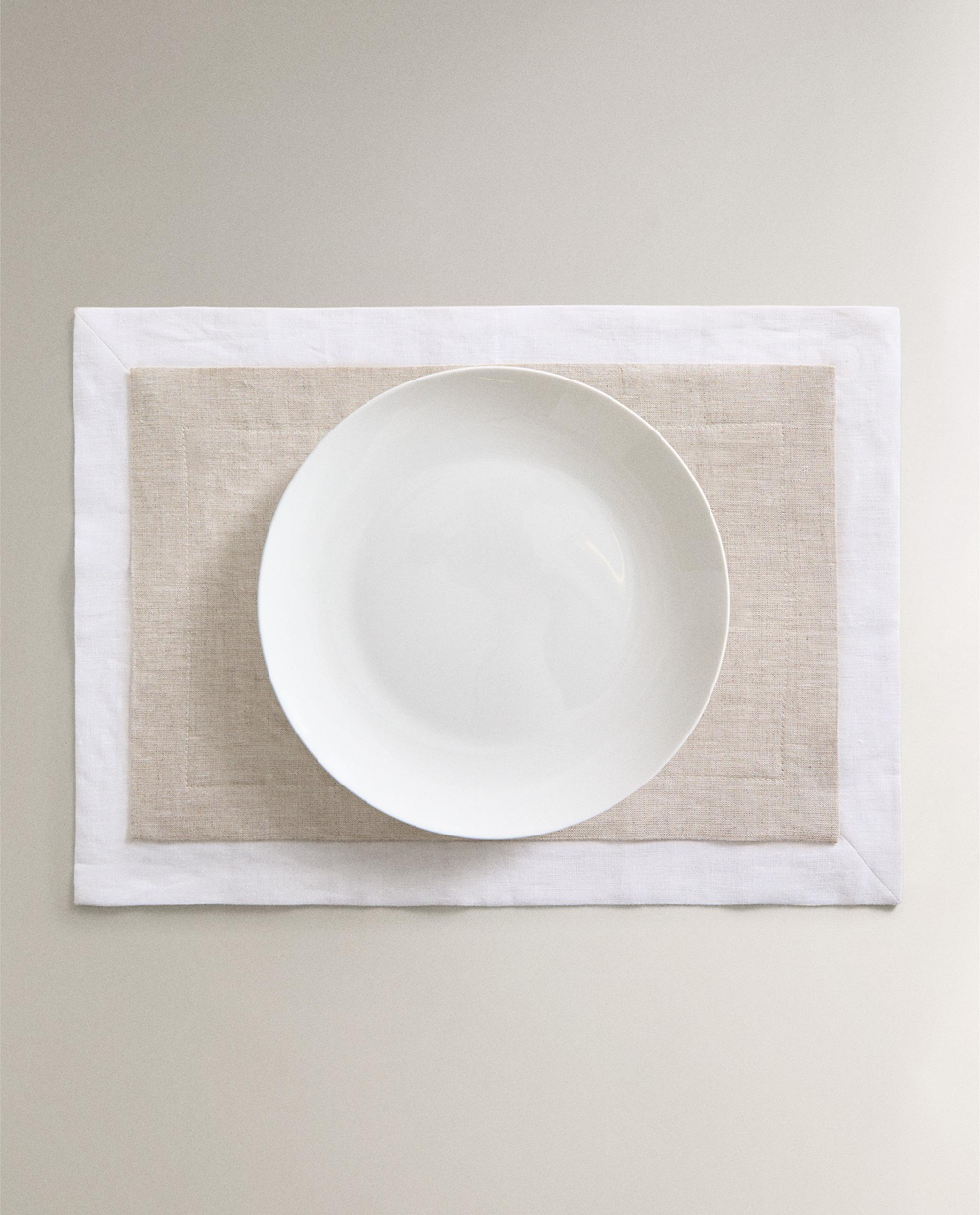 сервировочная салфетка из льна Zara Home, фото 6