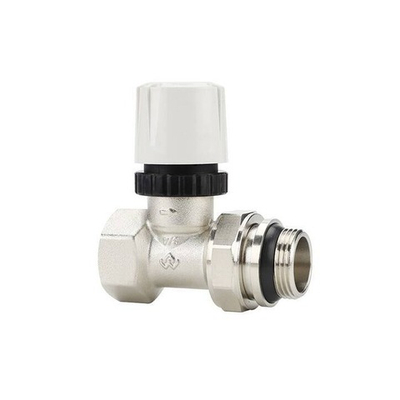 Клапан термостатический прямой Varmega VM105 - 1/2" (ВР/НР-американка, PN10, Tmax 110°C, O-ring)