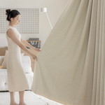 Шерстяная портьерная ткань «Natural Weave» — натуральная шерсть с льняной текстурой для штор от пола до потолка