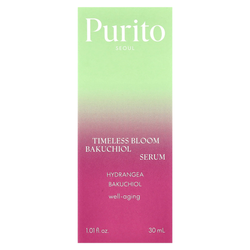 Purito, Timeless Bloom Bakuchiol Serum, 30 мл (1,01 жидк. Унции)