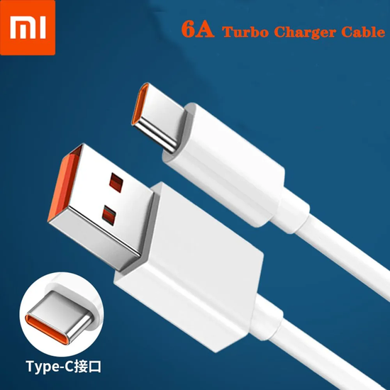 Кабель Xiaomi Smart For 6A Type-C Fast Charging Data Cable 6A-120W