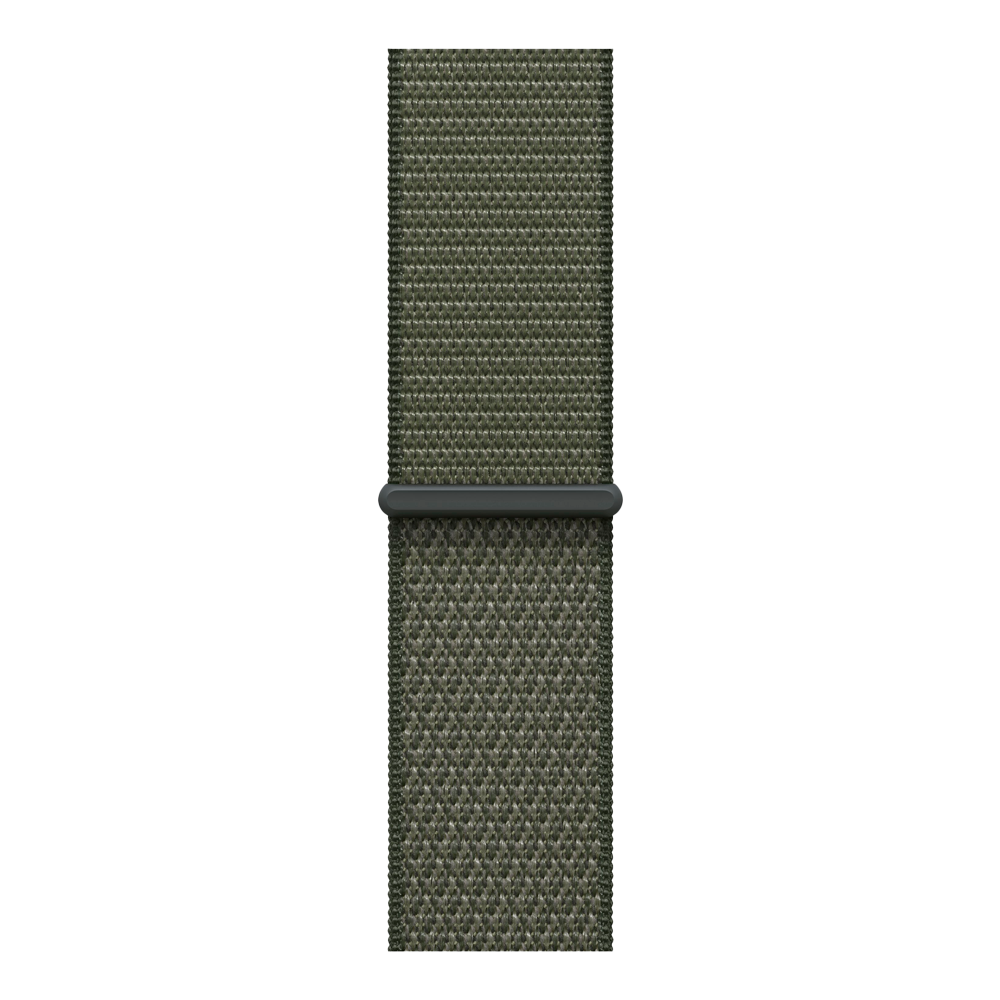 Умные часы Apple Watch Series 11 GPS, 46mm, Silver Aluminium Case with Forest Sport Loop