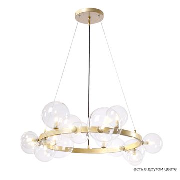 Подвесная люстра 15*G9 Agata SP15 V2 Gold/Transparente золото/прозрачный Crystal Lux
