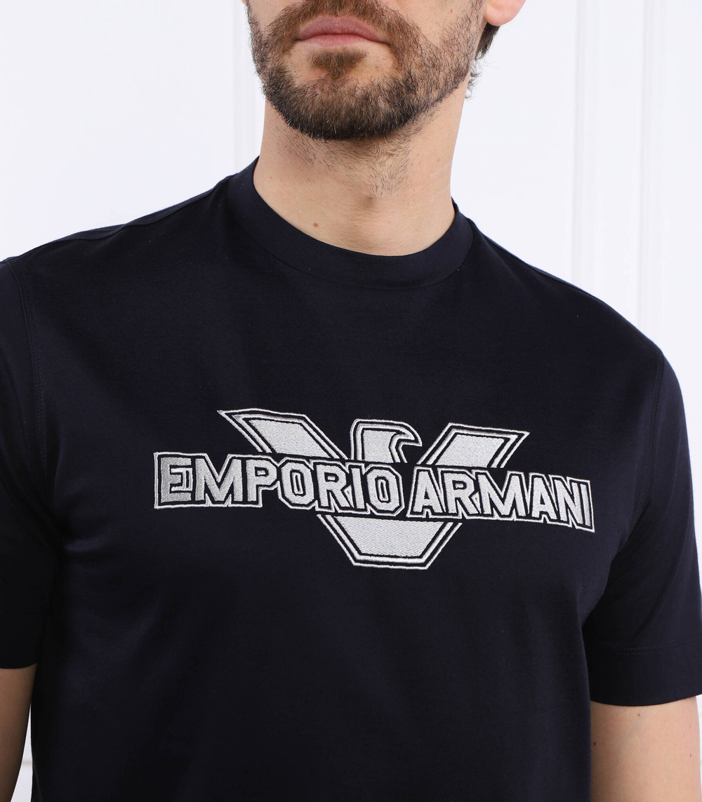 Футболка Emporio Armani - темно-синий(3R1TU8 1JSAZ)