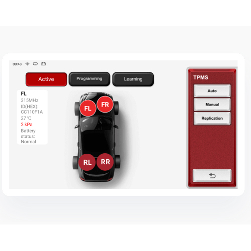 7" Сканер датчиков TPMS Thinkcar T-wand 900