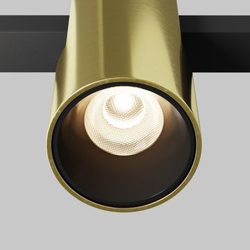 Трековый магнитный светодиодный светильник 7W 3000К TR122-2-7W3K-BS латунь Alfa Exility Maytoni
