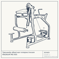 Тренажёр обратная гиперэкстензия MAGNUM MG-405 — от 427 000 ₽