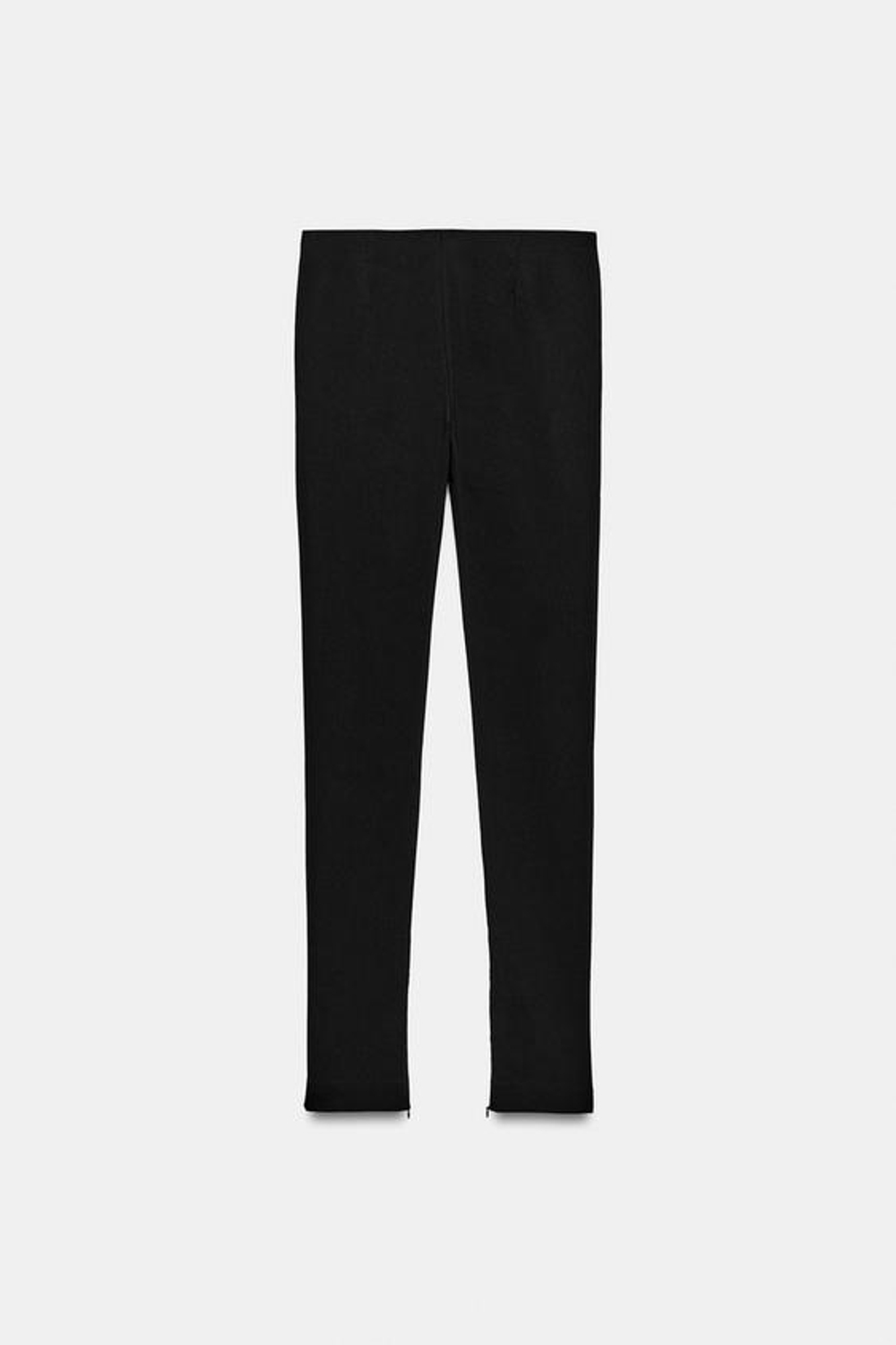 ZARA ЛЕГИНСЫ С МОЛНИЯМИ, ЧЕРНЫЙ