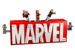 Конструктор Лего Марвел Супергерои Логотип Marvel | LEGO Marvel Super Heroes Logo 76313 - 931 деталь (18+)
