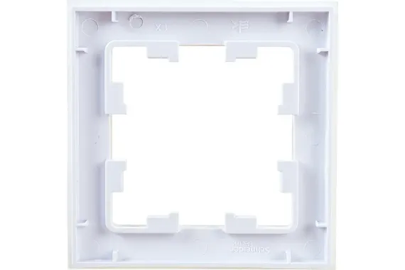 Рамка Systeme Electric ATLASDESIGN Nature 1-постовая стекло белая 38649