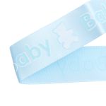Лента декоративная 25 мм, 1 м, Baby boy, атлас