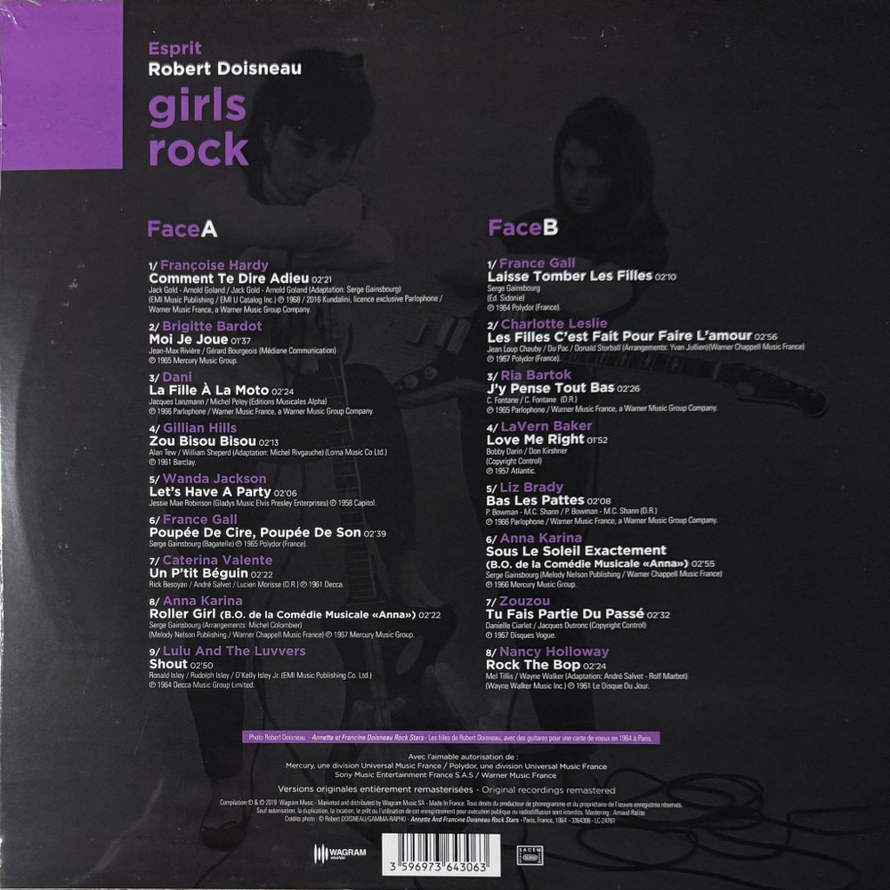 Сборник Girls Rock (Франция 2019г.)
