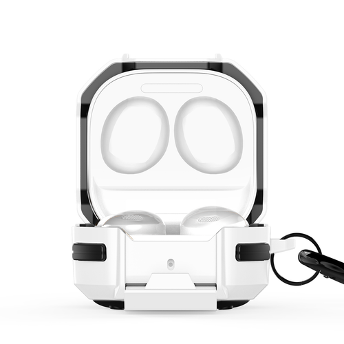 Усиленный чехол белого цвета для наушников Samsung Buds Live, Buds Pro, Buds2 и Buds2 Pro, серия SECG Series от Dux Ducis