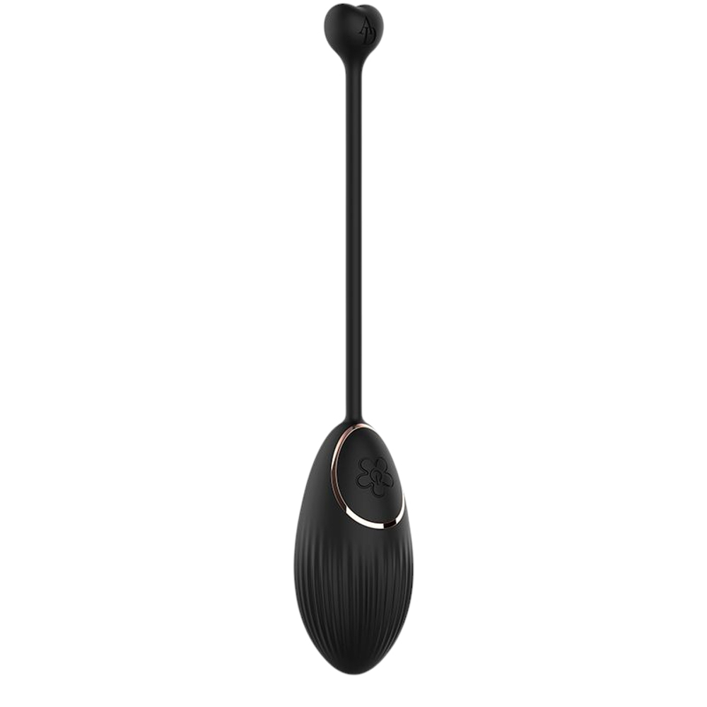 Черное виброяйцо с часами-пультом ДУ Anne's Desire Watchme Technology Remote Control Egg Black