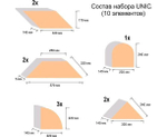 Мягкий магнитный конструктор Unica Group UG10