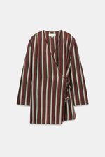 ПОЛОСАТЫЙ КАРДИГАН НА ЗАПÁХЕ — ZARA