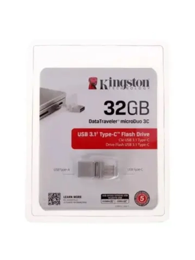 Память USB Flash 32 ГБ DataTraveler MicroDuo 3C GREY