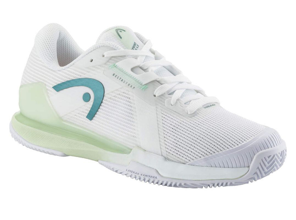Женские теннисные кроссовки Head Sprint Pro 4.0 Clay - white/light green
