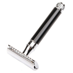 Edwin Jagger Black DE86BL - Станок Т-образный черная смола хром