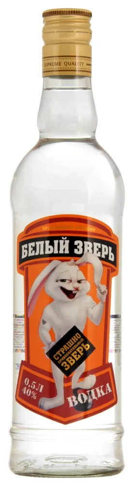 Водка Белый зверь