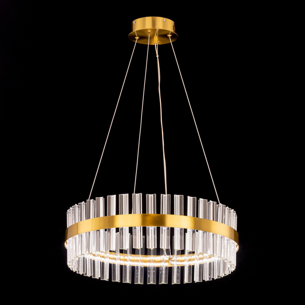 Citilux Рианна CL337053 LED Люстра хрустальная с пультом Бронза