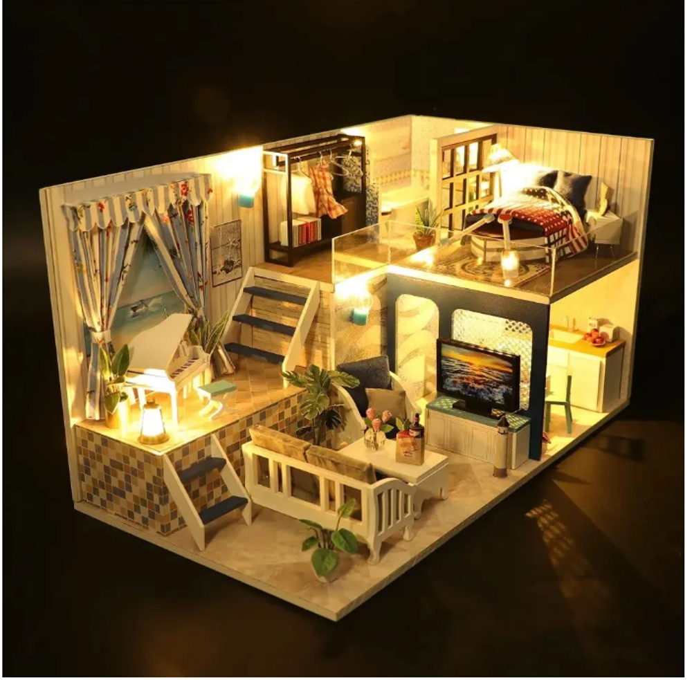 Интерьерный конструктор Hobby Day MiniHouse «Путешествие на море», румбокс