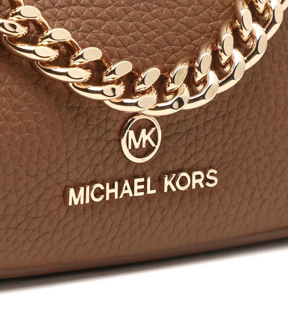 Кожаная сумка через плечо PIPER Michael Kors - коричневый(32F2GP1C1L)