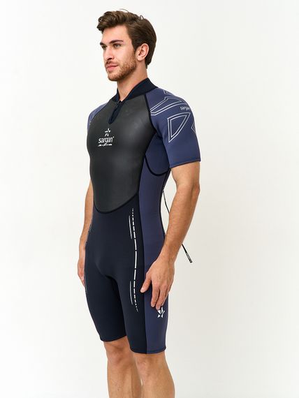 Гидрокостюм Sargan Nero 2.0 Shorty men 3 мм черно-серый