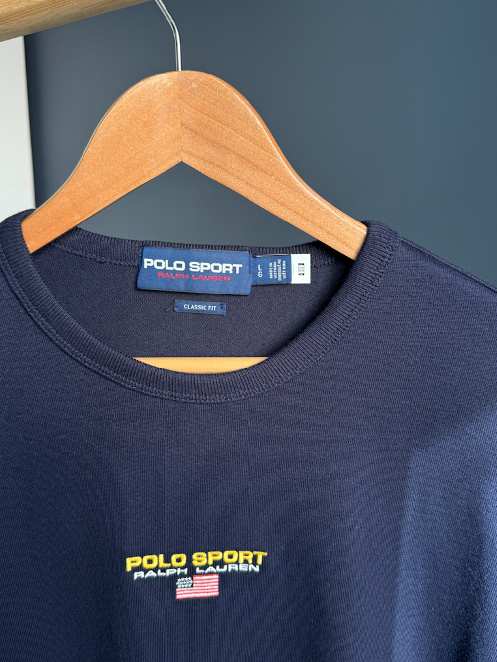 Хлопковая футболка Polo Ralph Lauren, L