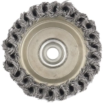 Щетка для УШМ Heavy Duty, 100 мм, М14, "чашка" MATRIX 74672