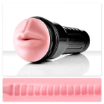 Мастурбатор-губы Fleshjack (by Fleshlight) - Pink Mouth Wonder Wave (Цвет: розовый, черный)