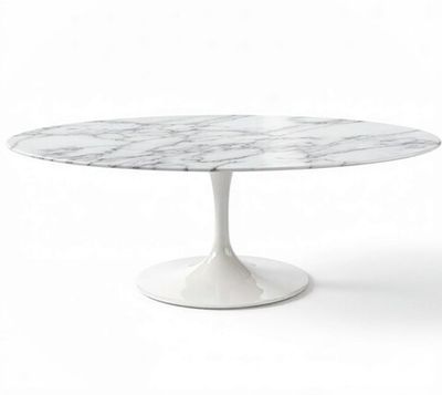 Стол Tulip Oval Marble
